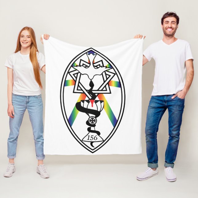 Couverture Polaire Star de Babalon Lamen Blanket (En situation)