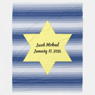 Couverture Polaire Star of David - Choisissez vos couleurs !