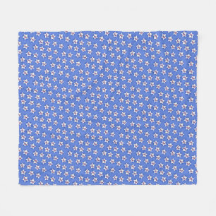 Couverture Polaire Star Speckled USA Westies KiniArt Fleece Blanket