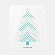 Starfish Folk Art Tropical Christmas Tree