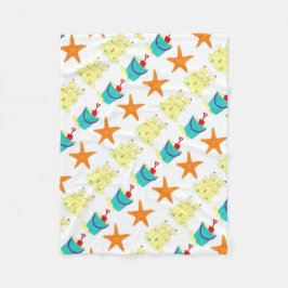 Couverture Polaire Starfish Sand Toys Castle Bucket Shovel Beach