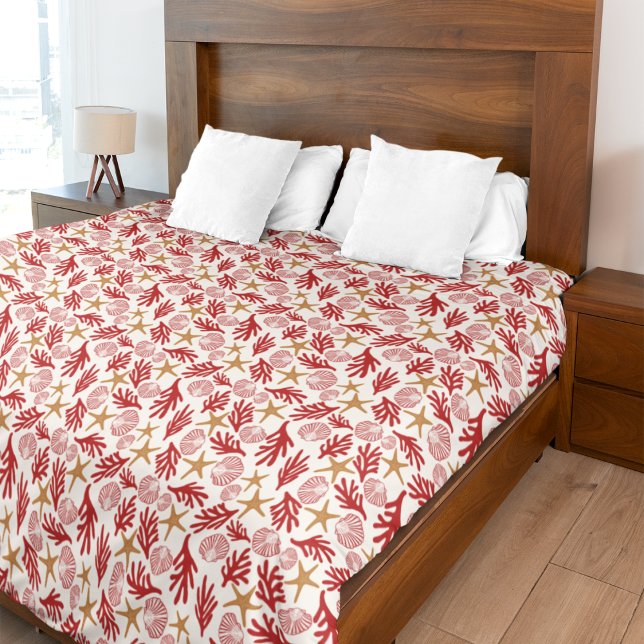 Couverture Polaire Starfish & Seashells Coastal Fleece Blanket (Créateur téléchargé)