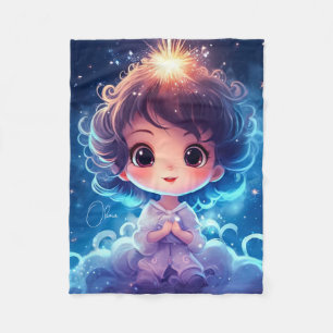 Couverture Polaire Starry Little Princess Nightime Girly Personnalise