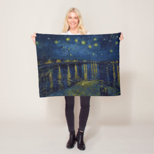 Couverture Polaire Starry Night, Vincent van Gogh