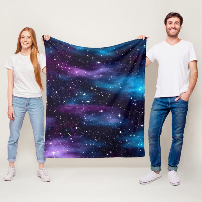 Couverture Polaire Starry Sky Galaxy (En situation)