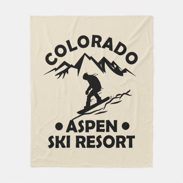Couverture Polaire Station de ski d'Aspen Colorado (Devant)
