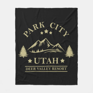Couverture Polaire Station de ski Park city Utah