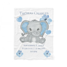 Statistiques de naissance personnalisées Elephant