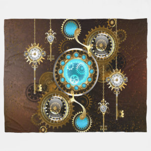 Couverture Polaire Steampunk Rusty Background