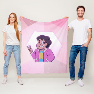 Couverture Polaire Steven Universe | Portrait diamant rose