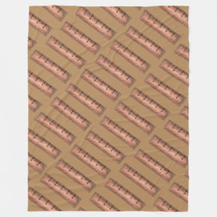 Couverture Polaire Stick de mesure de l'école Brown en bois