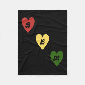 Couverture Polaire Sticker Black Lives Heart