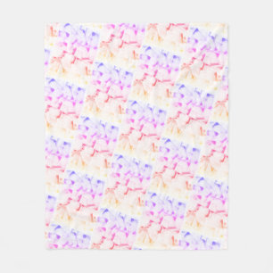 Couverture Polaire Sticker Coeur Art Timbre Ipanema