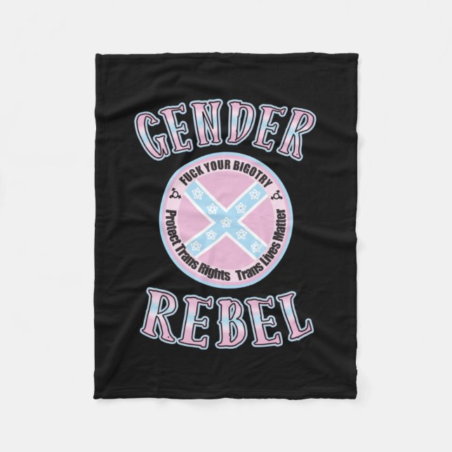Couverture Polaire Sticker Rebel genre (Devant)