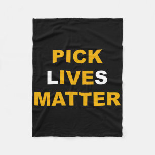 Couverture Polaire Sticker Sticker Lives Pick