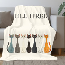 Still Tired Sarcastic Cats | Cat Lady Humor Cream