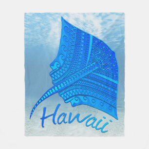 Couverture Polaire Stingray hawaïen
