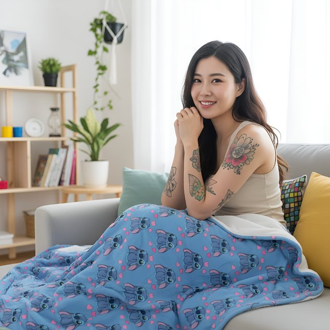 Couverture Polaire Stitch Fleece Blanket (Créateur téléchargé)