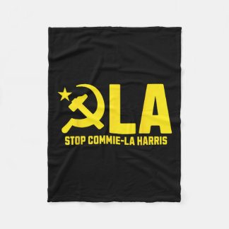 Couverture Polaire Stop Commie-la Harris Kamala Communisme Trump Supp