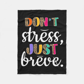 Couverture Polaire Stress Just Breve Dyslexia Sensibilisation Neurodi