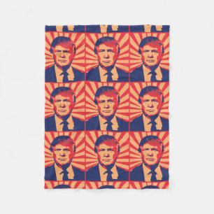 Couverture Polaire Style de propagande de Donald Trump