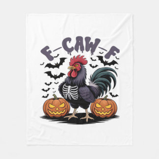 Couverture Polaire Style gothique drôle de corbeau humour F Caw F