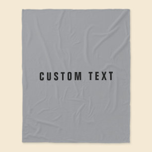 Couverture Polaire Style moderne Nom de recherche   Gris et noir