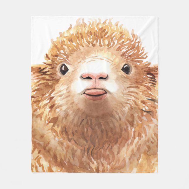 Couverture Polaire Stylized Sheep | Gitfs for Child (Devant)