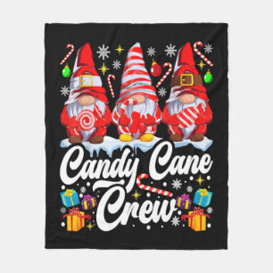 Couverture Polaire Sucre de canne Crew Christmas Candy Lover Gnome