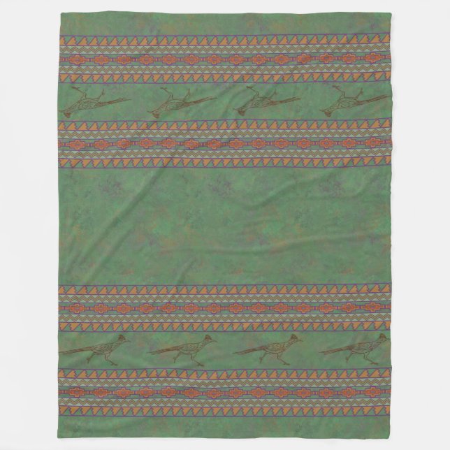 Couverture Polaire Sud-ouest Roadrunner Sagebrush Green (Devant)