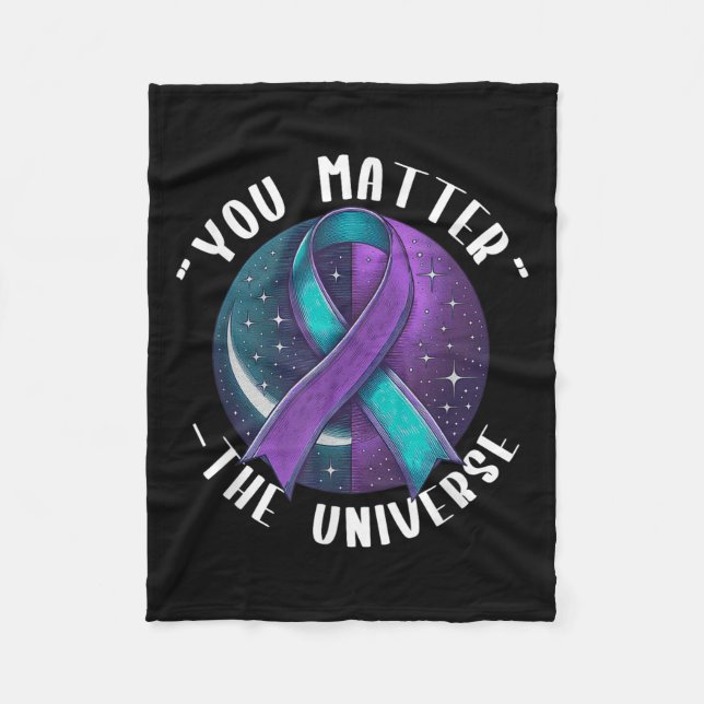 Couverture Polaire Suicide Awareness Suicide Prevention Suprt Survivo (Devant)