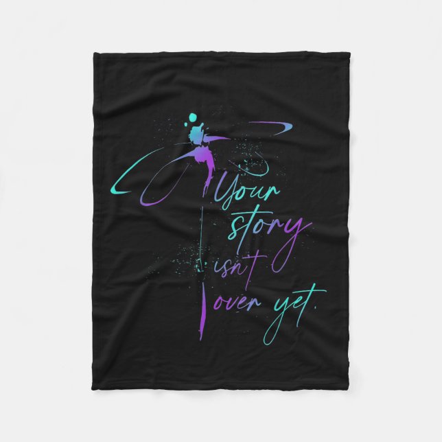 Couverture Polaire Suicide Awareness Suicide Prevention Suprt Survivo (Devant)