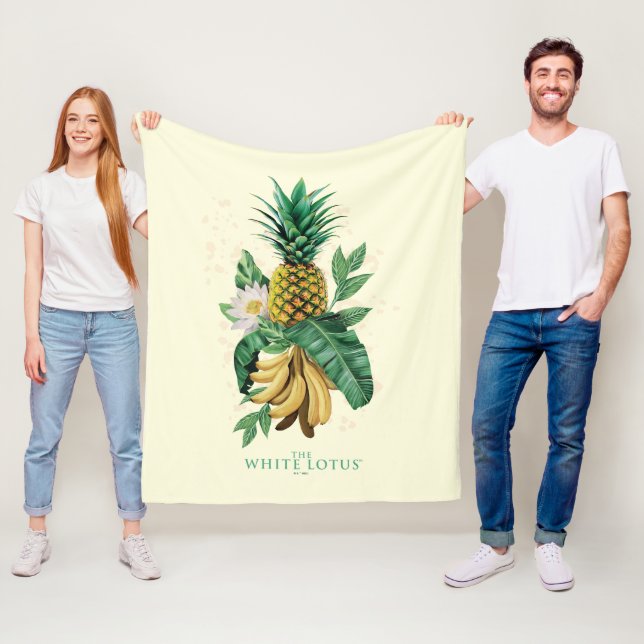 Couverture Polaire Suite ananas au White Lotus (En situation)