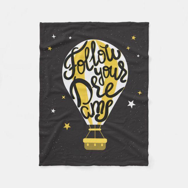 Couverture Polaire Suivez votre ballon de rêves (Devant)