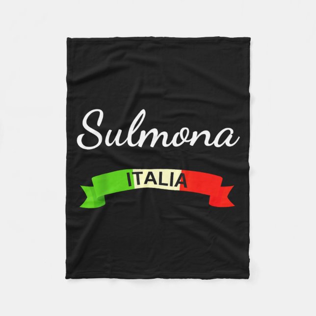 Couverture Polaire Sulmona Italy Flag Italia Souvenir Gift Matching I (Devant)