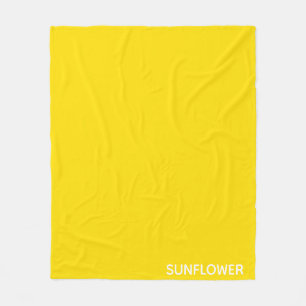 Couverture Polaire Sunflower jaune Nom de la couleur