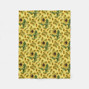 Couverture Polaire Sunflower Love