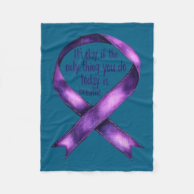 Couverture Polaire Sunflower Suicide Awareness  (Devant)