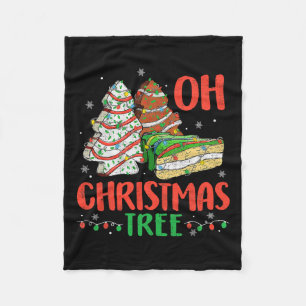Couverture Polaire Super Oh Christmas Tree Cakes Debbie Becky Jen Ca