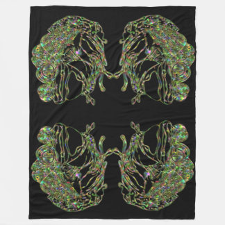 Couverture Polaire Super Size Neon Frog