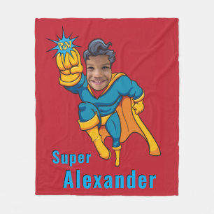 Couverture Polaire Super Special Kid's Greatest Superhero Photo