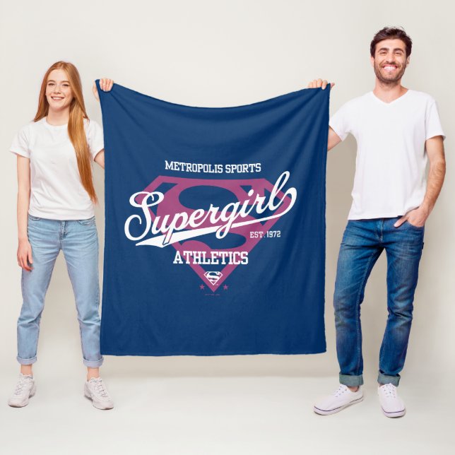 Couverture Polaire Supergirl Metropolis Sports Athlétisme Graphique (En situation)
