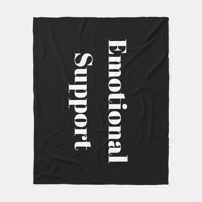 Couverture Polaire Support émotionnel (Devant)