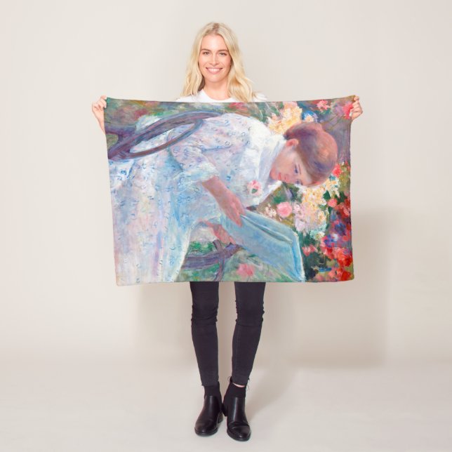 Couverture Polaire Sur un balcon, Mary Cassatt (En situation)