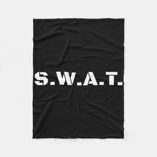 Couverture Polaire Swat Team Boys Halloween Costume Kids Tactique Uni (Devant)