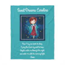 Sweet Dreams avec prière, personnalisées