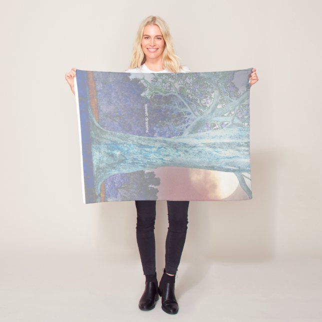 Couverture Polaire sweet dreams baby blanket.  (En situation)