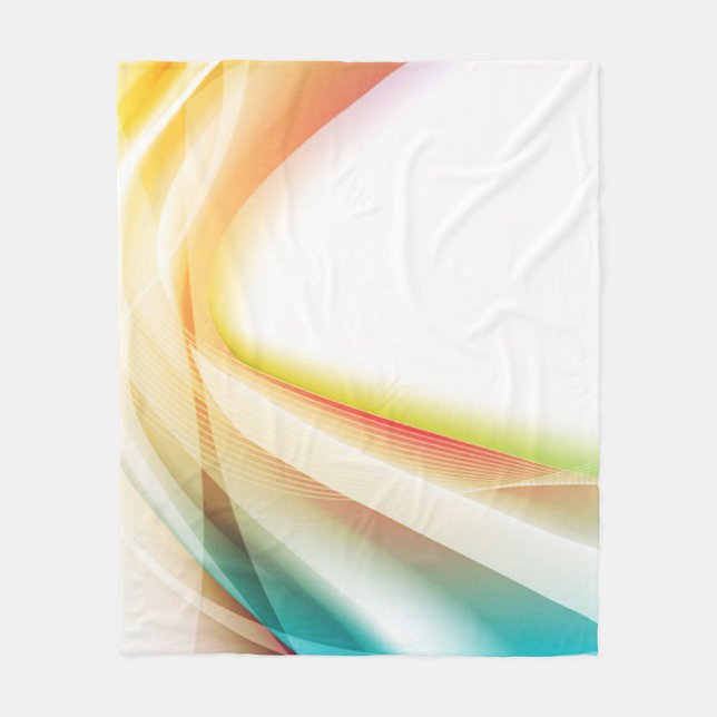 Couverture Polaire Swirl Abstrait 2 (Devant)