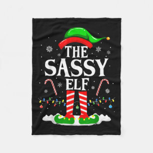 Couverture Polaire Sy Elf Xmas Funny Matching Family Group Christ