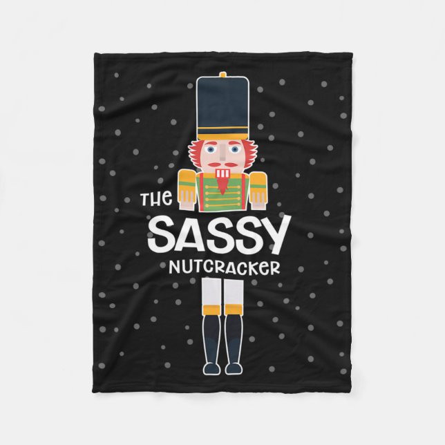 Couverture Polaire Sy Nutcracker Famille Correspondant Funny Gift Pyj (Devant)